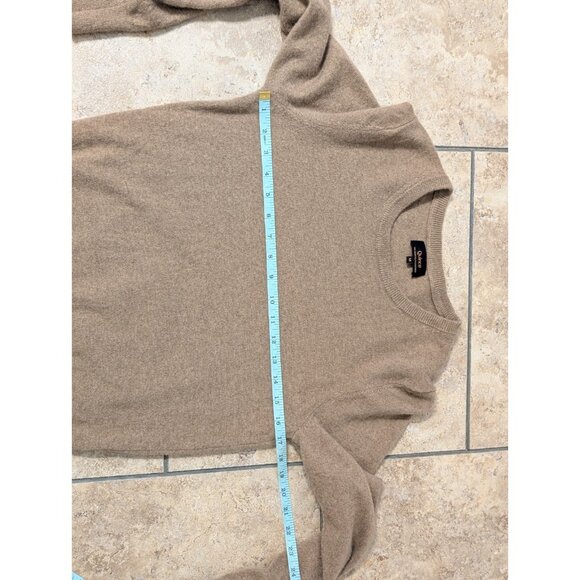 Quince Mongolian Cashmere Crew Neck Sweater Medium Teak Beige - Picture 9 of 11